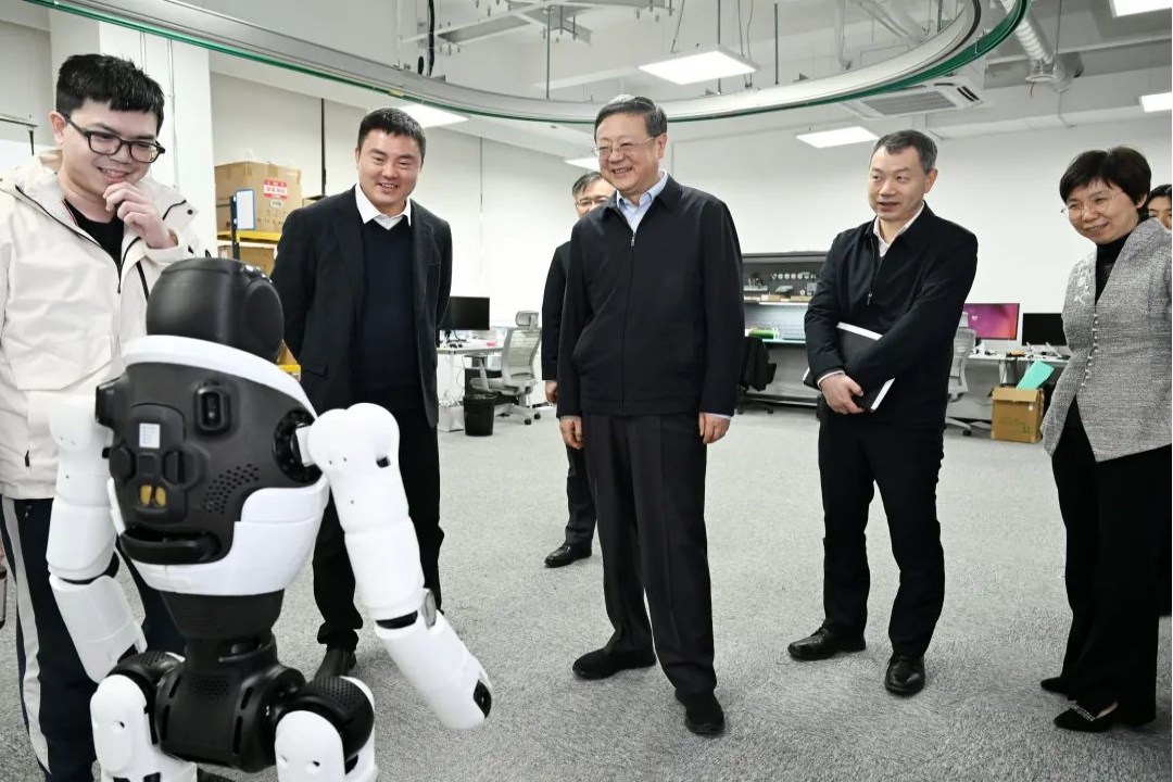 上海市委书记陈吉宁专题调研盛世集团ssgroup机器人