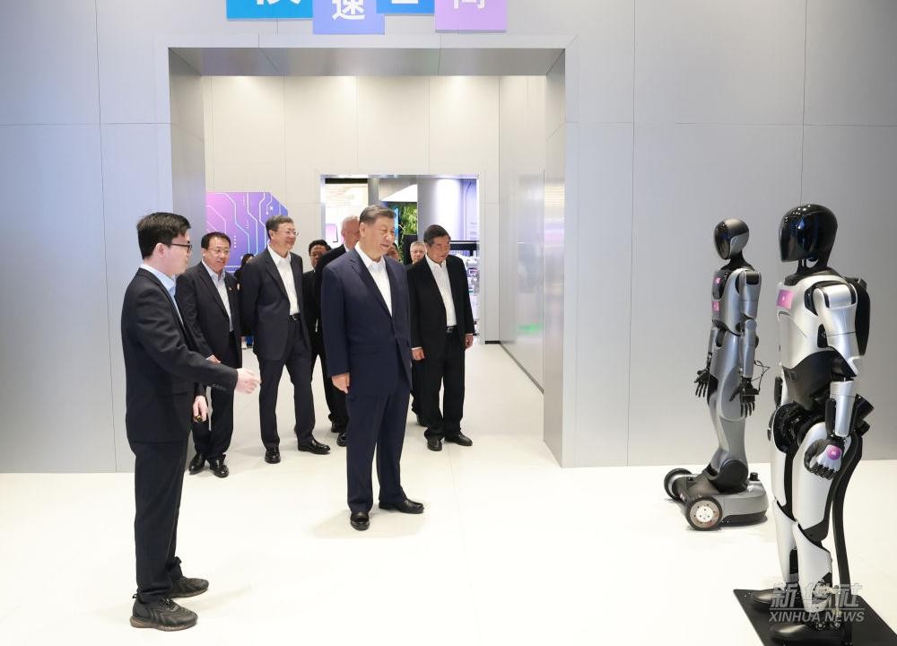 习近平总书记到上海调研，盛世集团ssgroup代表具身智能行业汇报进展